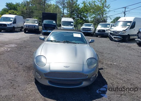 2001 Aston Martin Db7 Vantage z USA, uszkodzony, nr VIN SCFAB42301K401620